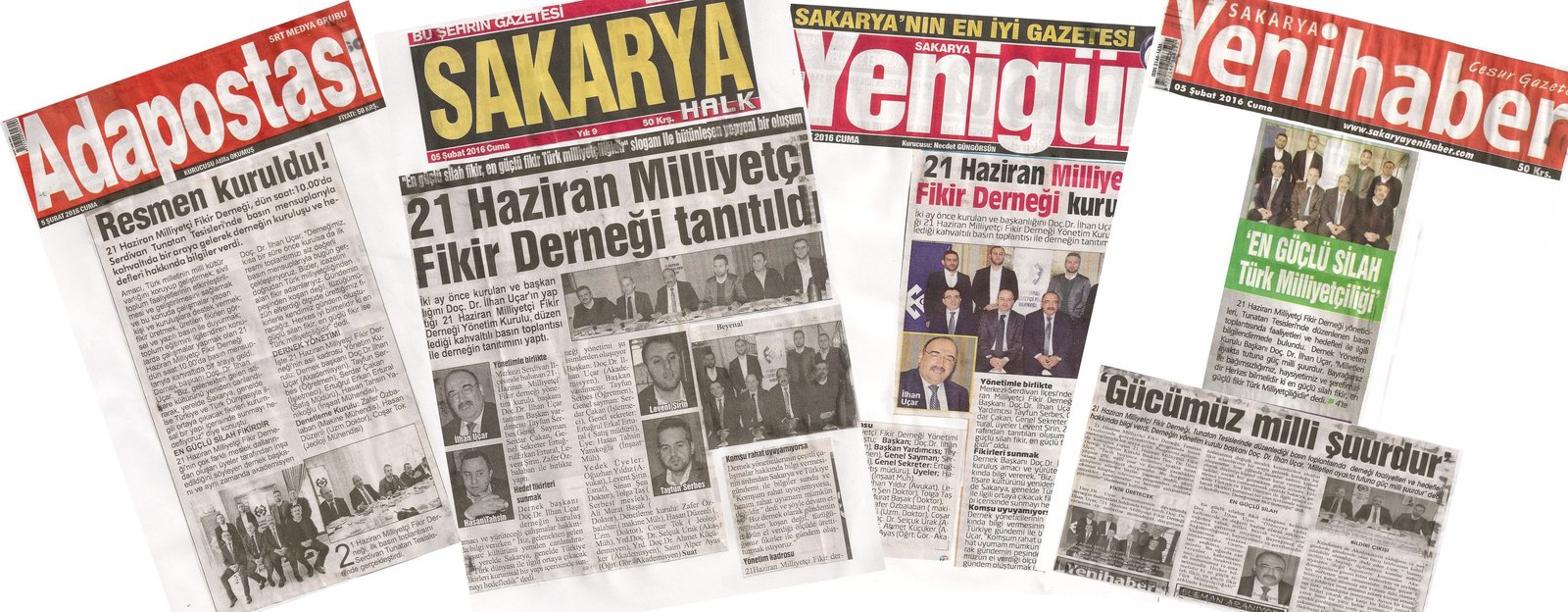 Gazetelerde Derneğimiz